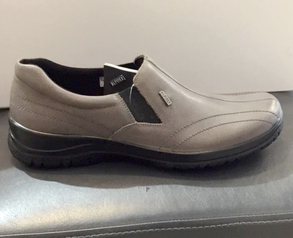 Alpina Comfort Slip On Shoes - Light Grey - 4257/2 EIKELEA TEX